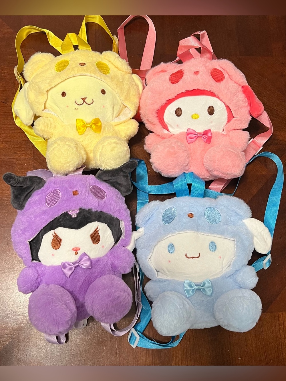 Hello Kitty 7” Small Backpack - set of 4